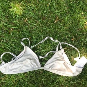 Patagonia olive green bikini top size xs like new